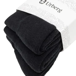 Urberg Thicker Every Day Merino Wool Sock 3p Adult Black Beauty
