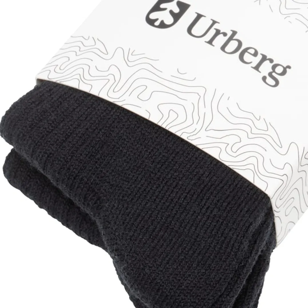 Urberg Thicker Every Day Merino Wool Sock 3p Jr Black Beauty