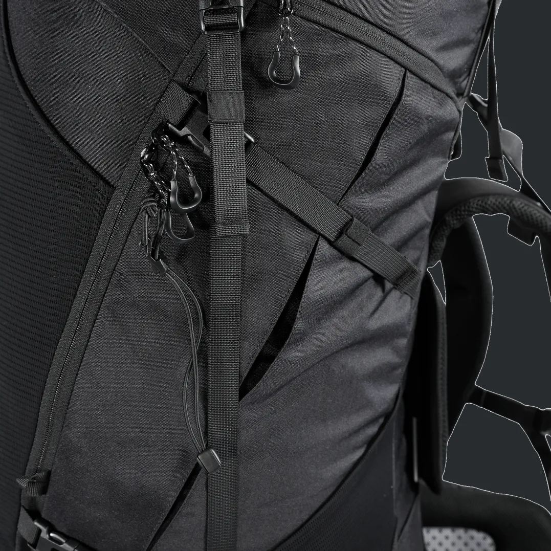 Urberg Trekking Backpack 100l+20l Black