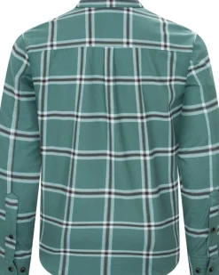 Urberg Two Pocket Flanell Shirt Men Silver Pine/ Blue Nights