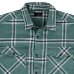 Urberg Two Pocket Flanell Shirt Men Silver Pine/ Blue Nights