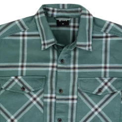 Urberg Two Pocket Flanell Shirt Men Silver Pine/ Blue Nights