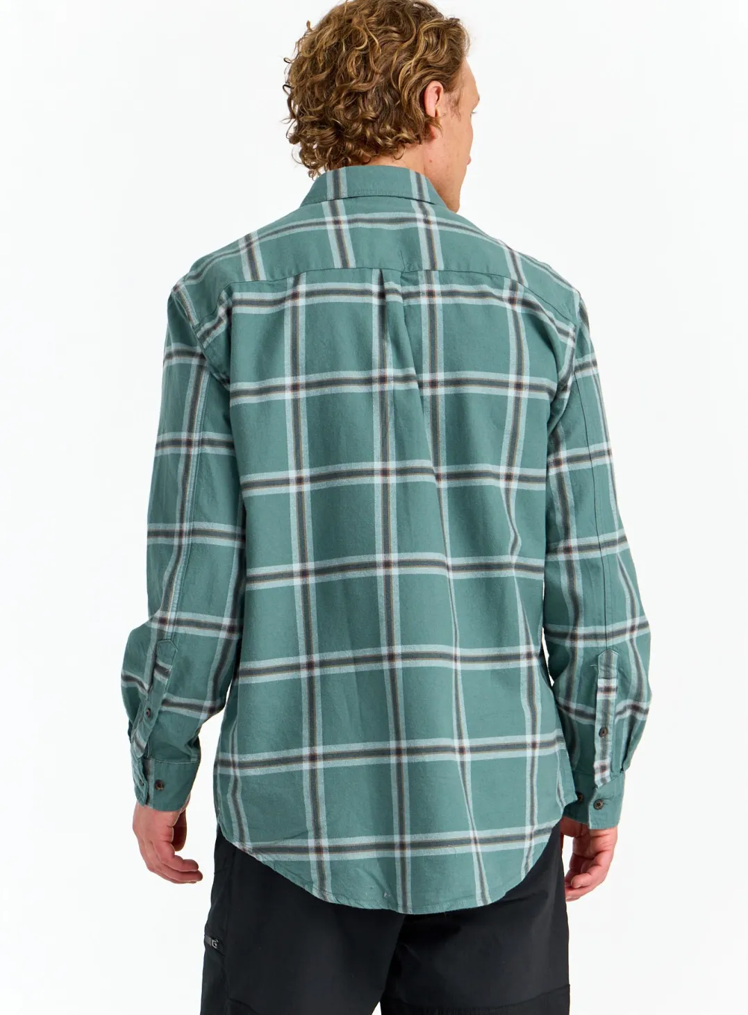 Urberg Two Pocket Flanell Shirt Men Silver Pine/ Blue Nights