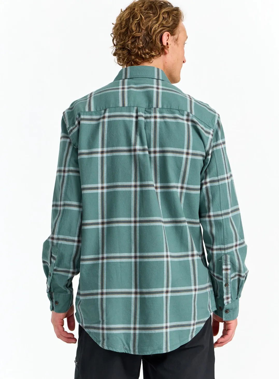Urberg Two Pocket Flanell Shirt Men Silver Pine/ Blue Nights