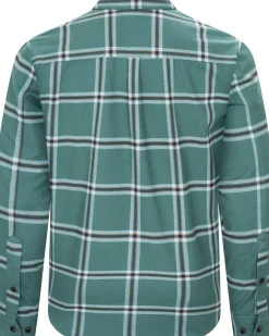 Urberg Two Pocket Flanell Shirt Men Silver Pine/ Blue Nights