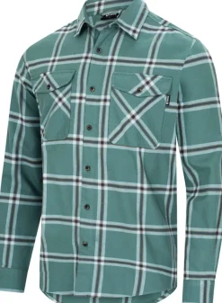 Urberg Two Pocket Flanell Shirt Men Silver Pine/ Blue Nights
