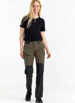 Urberg Women's Bjørndalen Hiking Pants Black Beauty