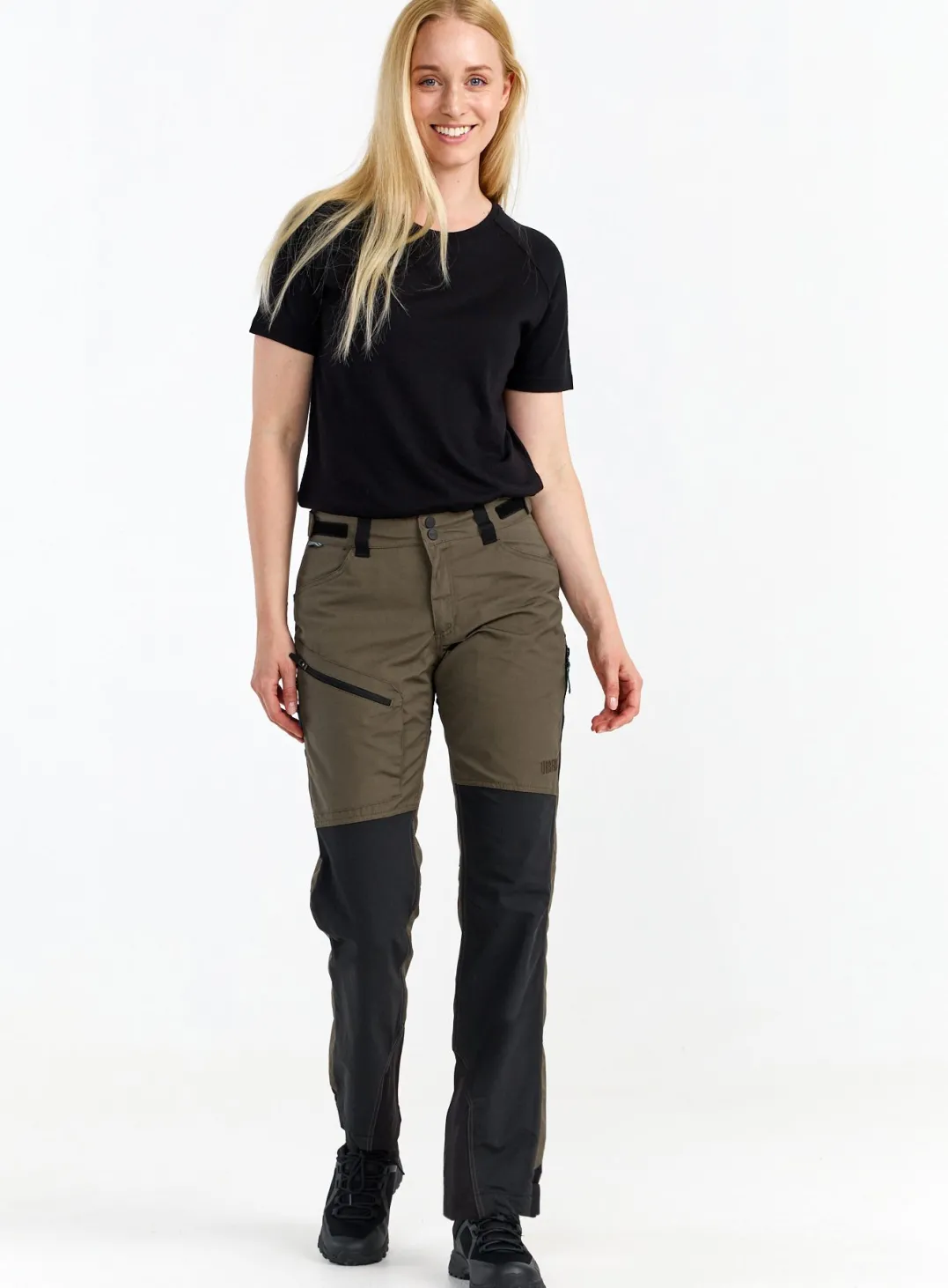 Urberg Women's Bjørndalen Hiking Pants Black Iris
