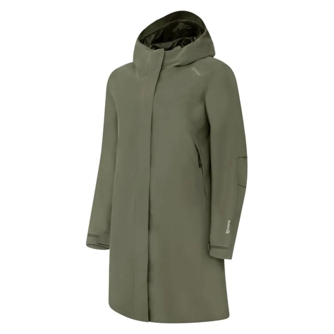 Urberg Women's 2L Rain Coat Deep Lichen Green