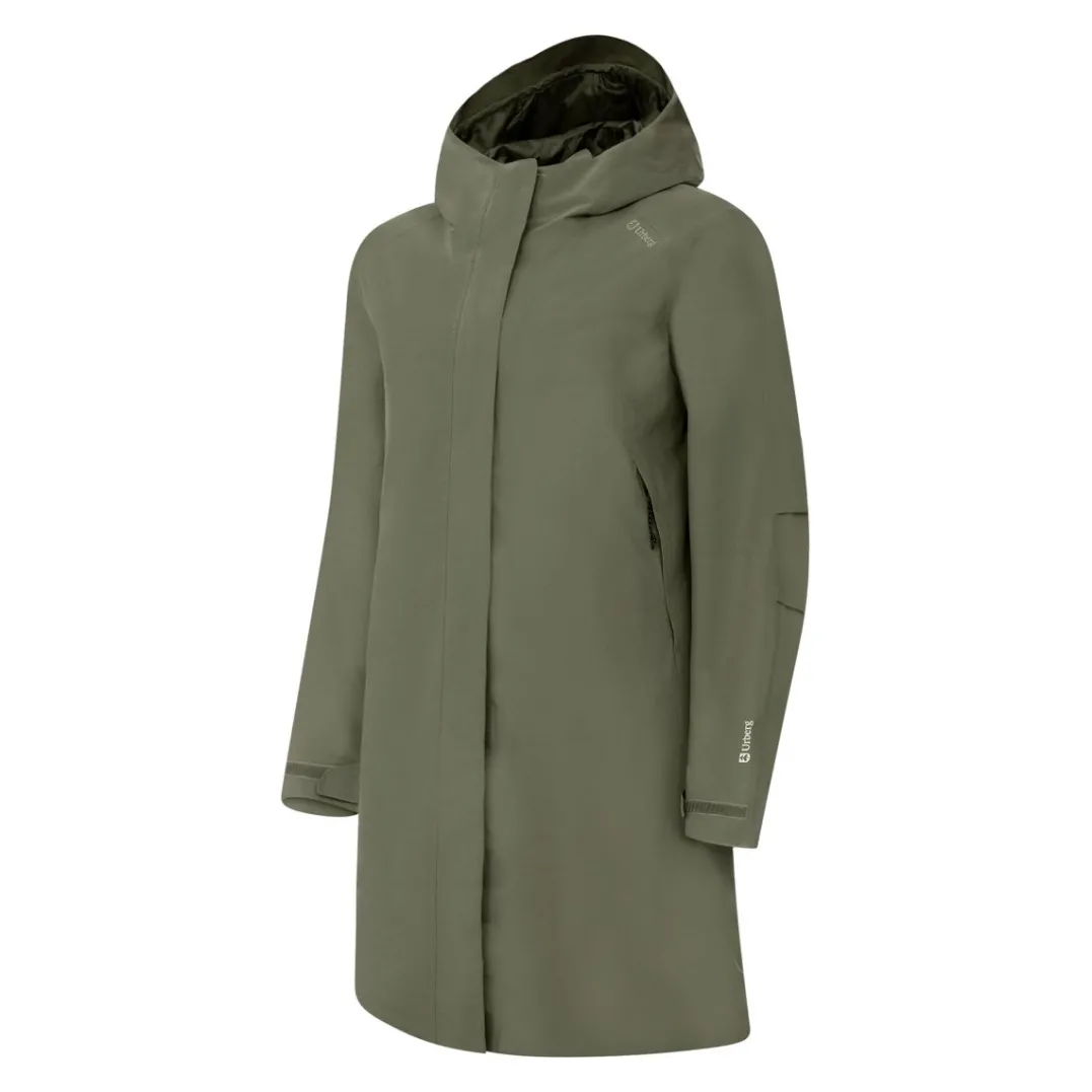 Urberg Women's 2L Rain Coat Deep Lichen Green