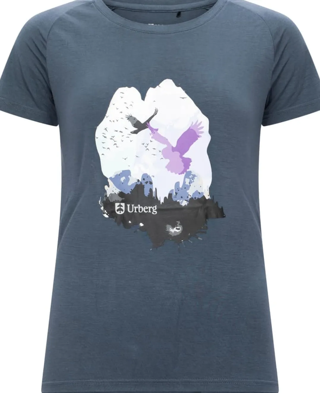 Urberg Women's Printed Tree Tee Midnight Navy