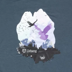 Urberg Women's Printed Tree Tee Midnight Navy