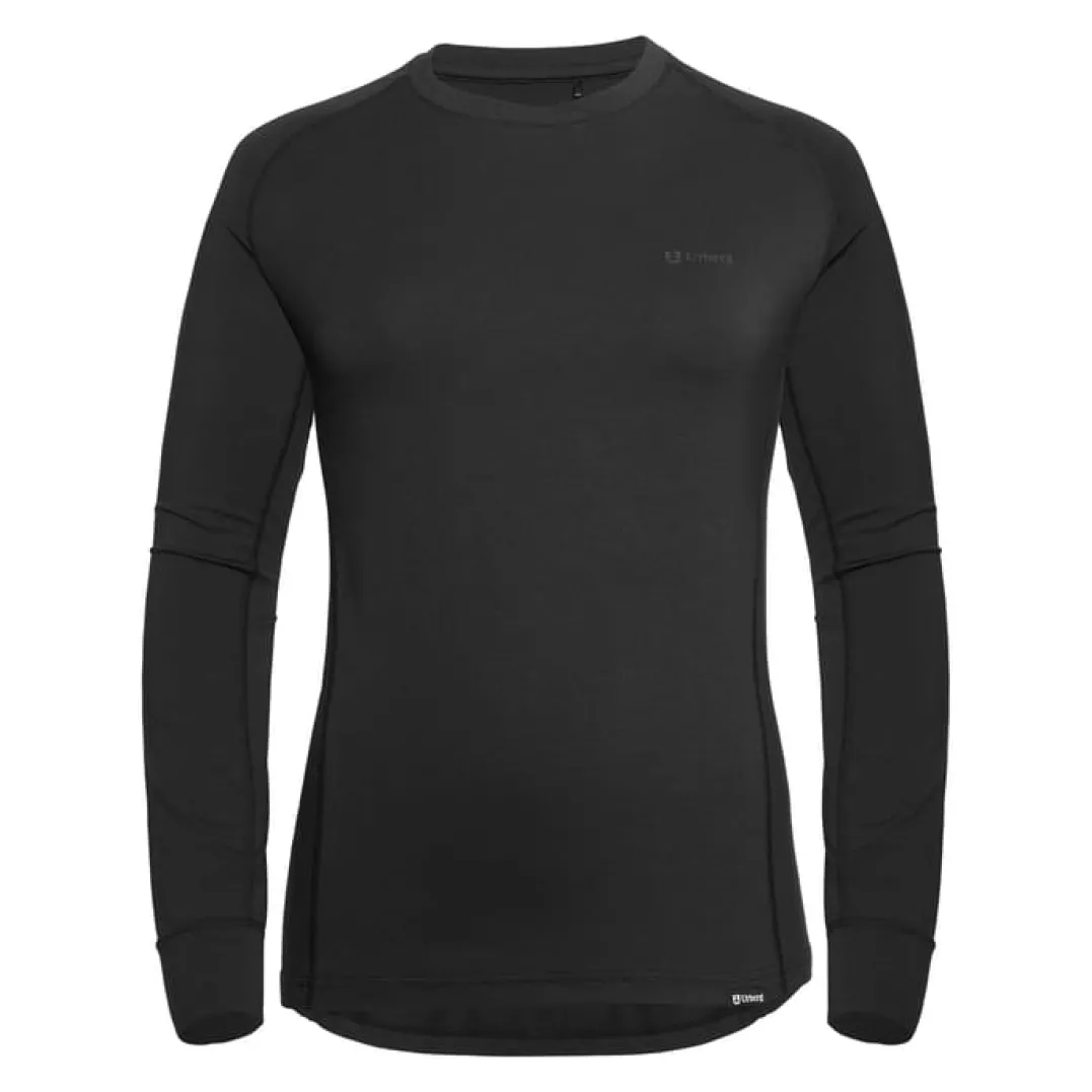Urberg Women's Solid Tree Base Layer Top Black Beauty