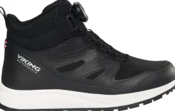 Viking Footwear Junior Equip Mid Waterproof Boa Black