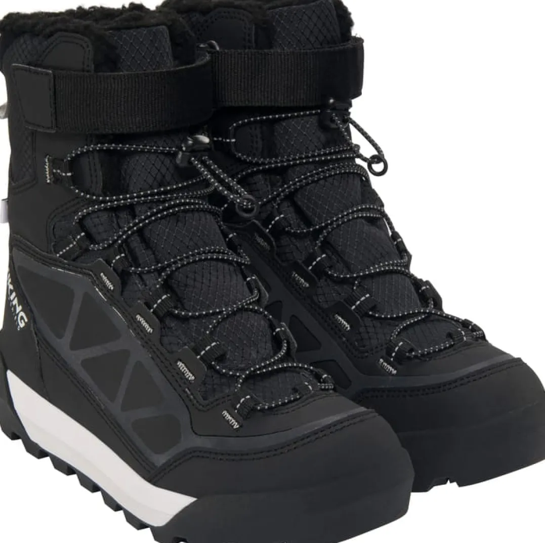 Viking Footwear Juniors Constrictor Warm Sc Waterproof 1v Sl Black