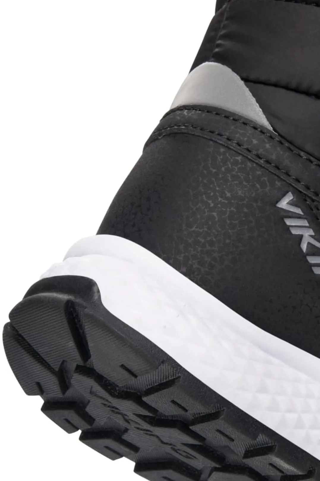 Viking Footwear Juniors' Equip Warm Waterproof Zip Black/Granite