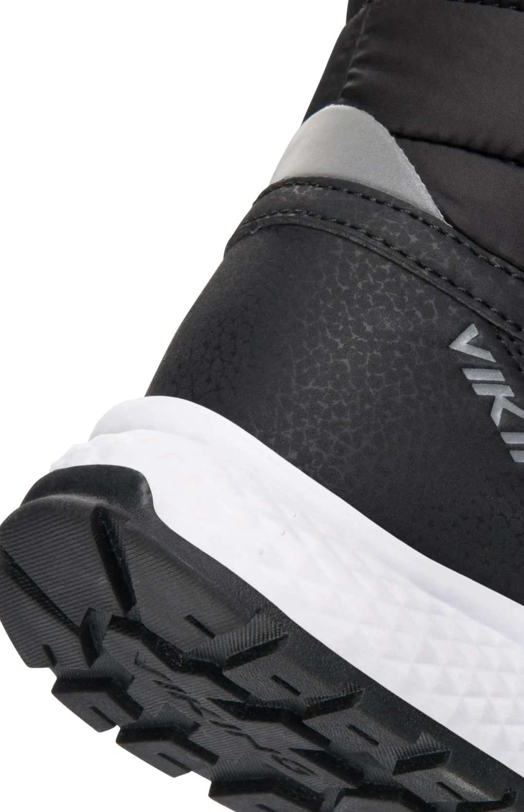 Viking Footwear Juniors' Equip Warm Waterproof Zip Black/Granite