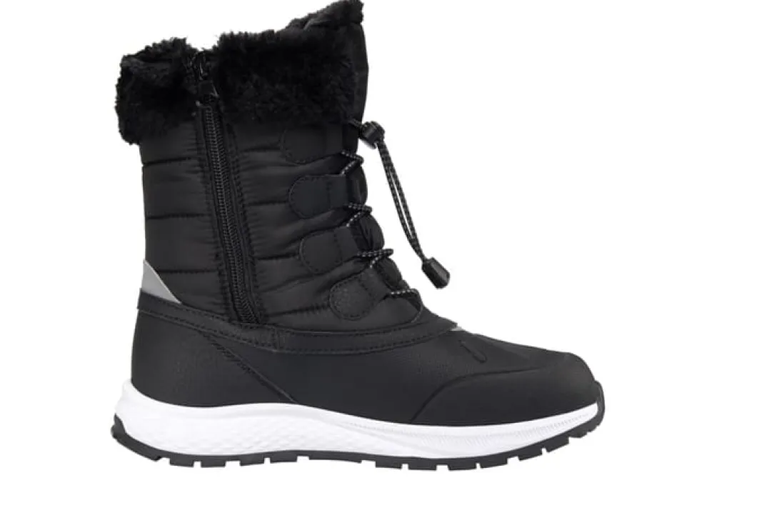 Viking Footwear Juniors' Equip Warm Waterproof Zip Black/Granite