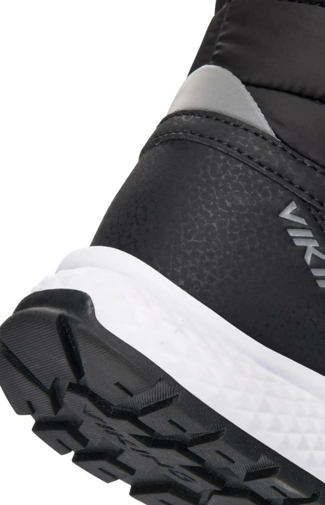 Viking Footwear Juniors' Equip Warm Waterproof Zip Black/Granite