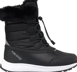 Viking Footwear Juniors' Equip Warm Waterproof Zip Black/Granite