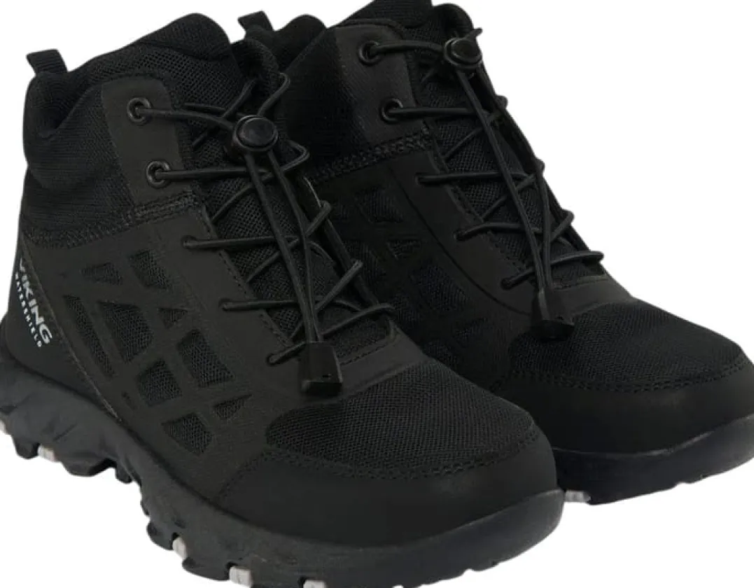 Viking Footwear Junior Track Mid Waterproof SL Black