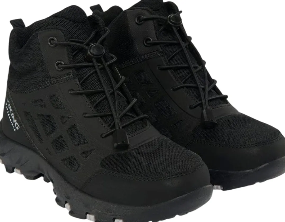 Viking Footwear Junior Track Mid Waterproof SL Black