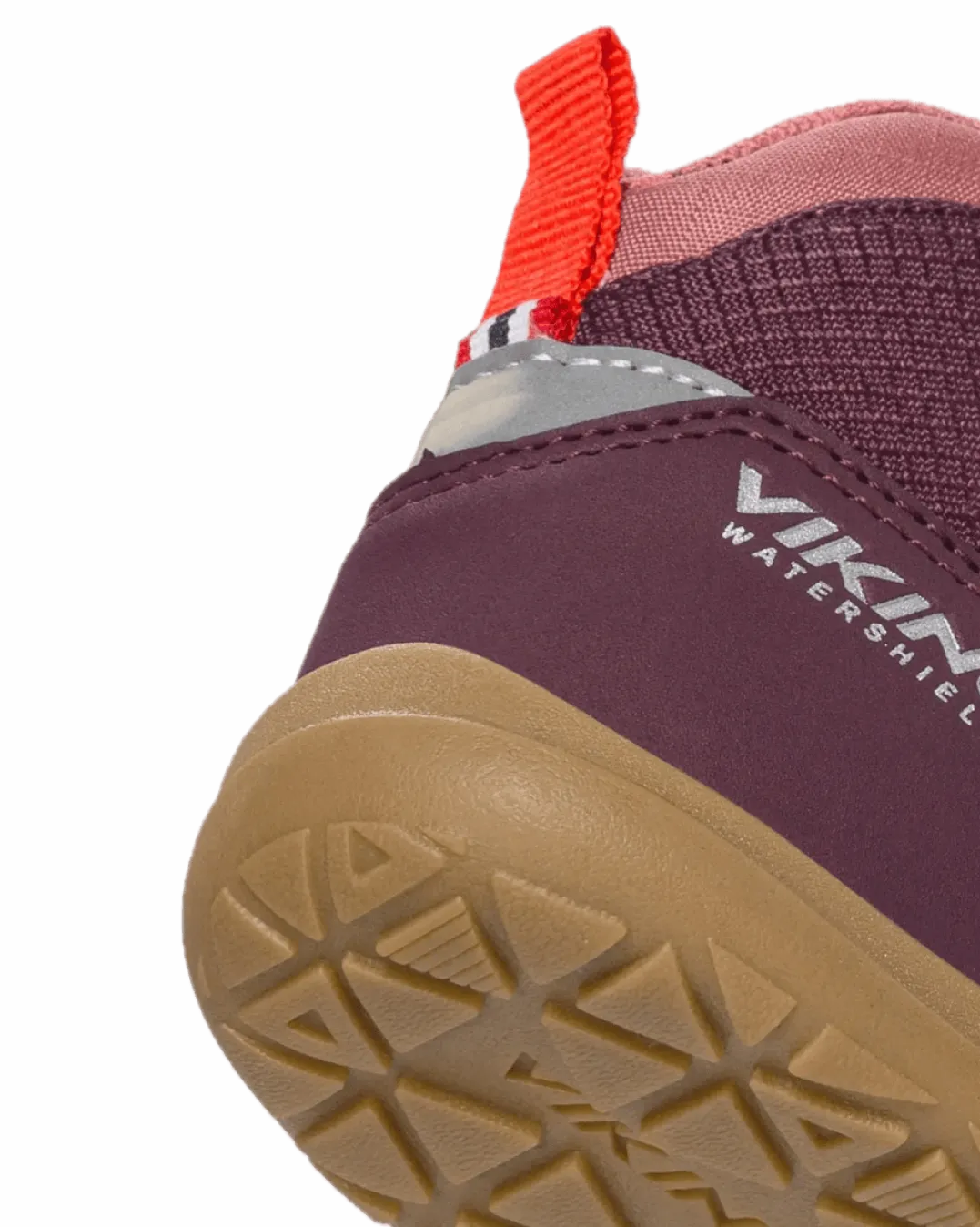 Viking Footwear Kid´s/Junior´s Aspen Barefoot Mid Wp 2v Plum