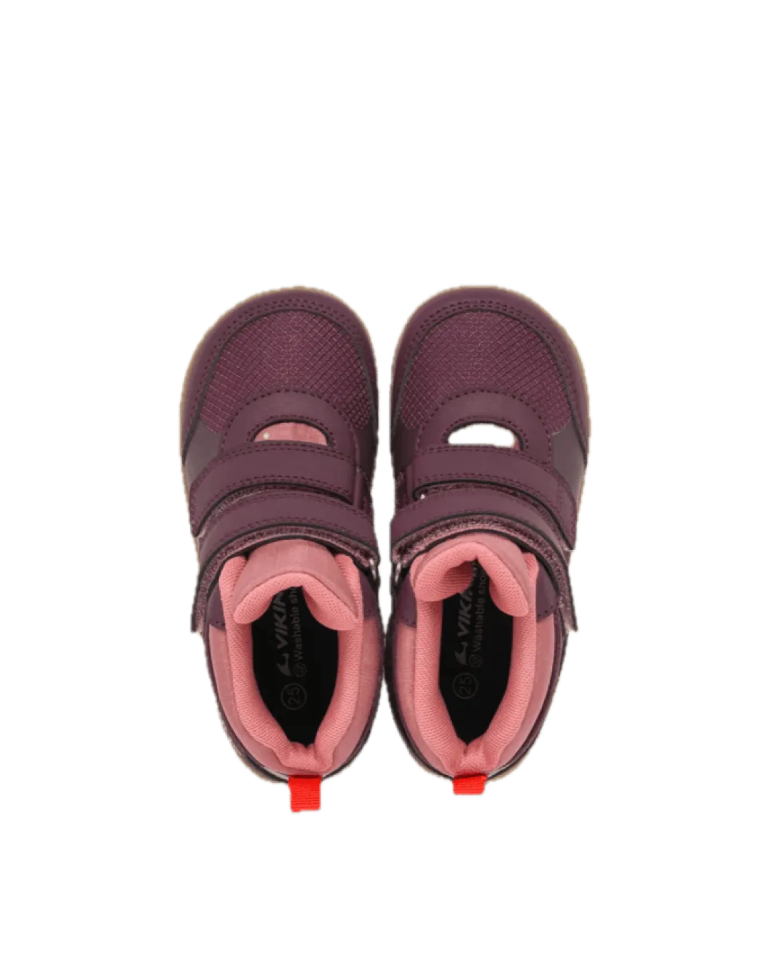 Viking Footwear Kid´s/Junior´s Aspen Barefoot Mid Wp 2v Plum