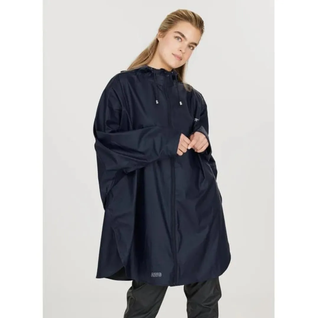 Weather Report Flame W PU Rain Poncho W-PRO 5000 Navy