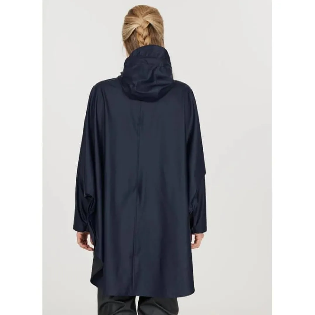 Weather Report Flame W PU Rain Poncho W-PRO 5000 Navy