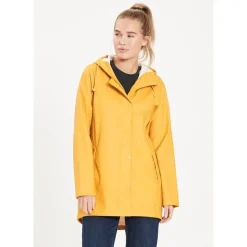 Weather Report Petra W Rain jacket Golden Rod