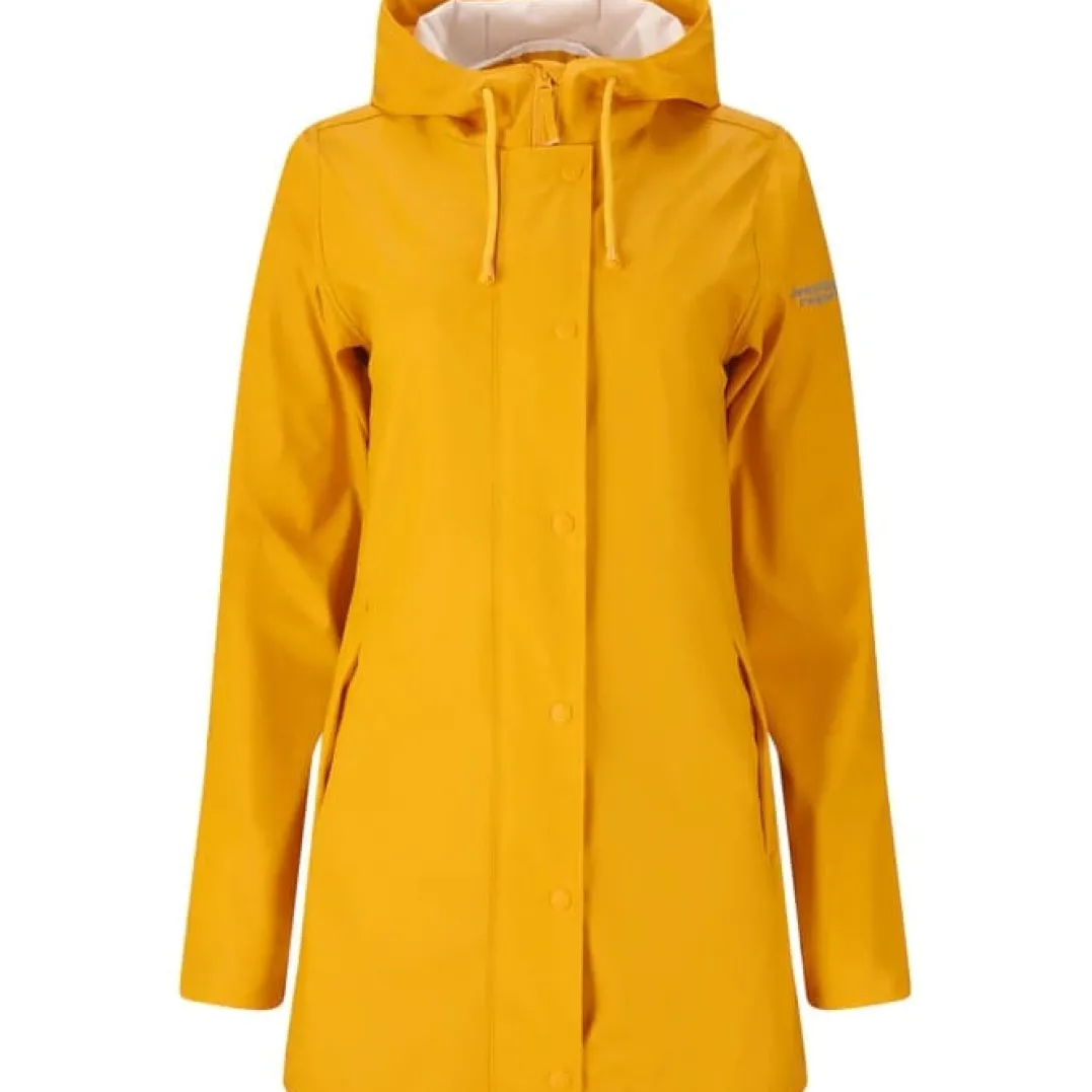 Weather Report Petra W Rain jacket Golden Rod