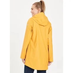 Weather Report Petra W Rain jacket Golden Rod