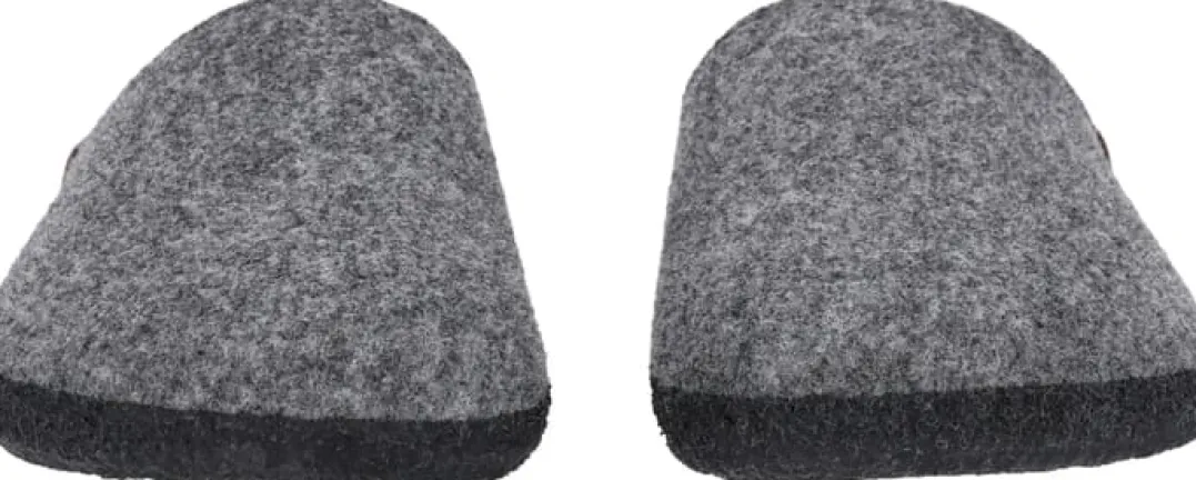Whistler Tapai Uni Felt Slipper Dark Grey Melange