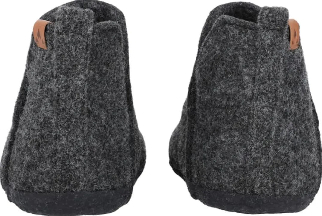 Whistler Yorba Uni Felt Slipper Dark Grey Melange