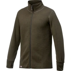 Woolpower Full Zip Jacket 600 Pine Green