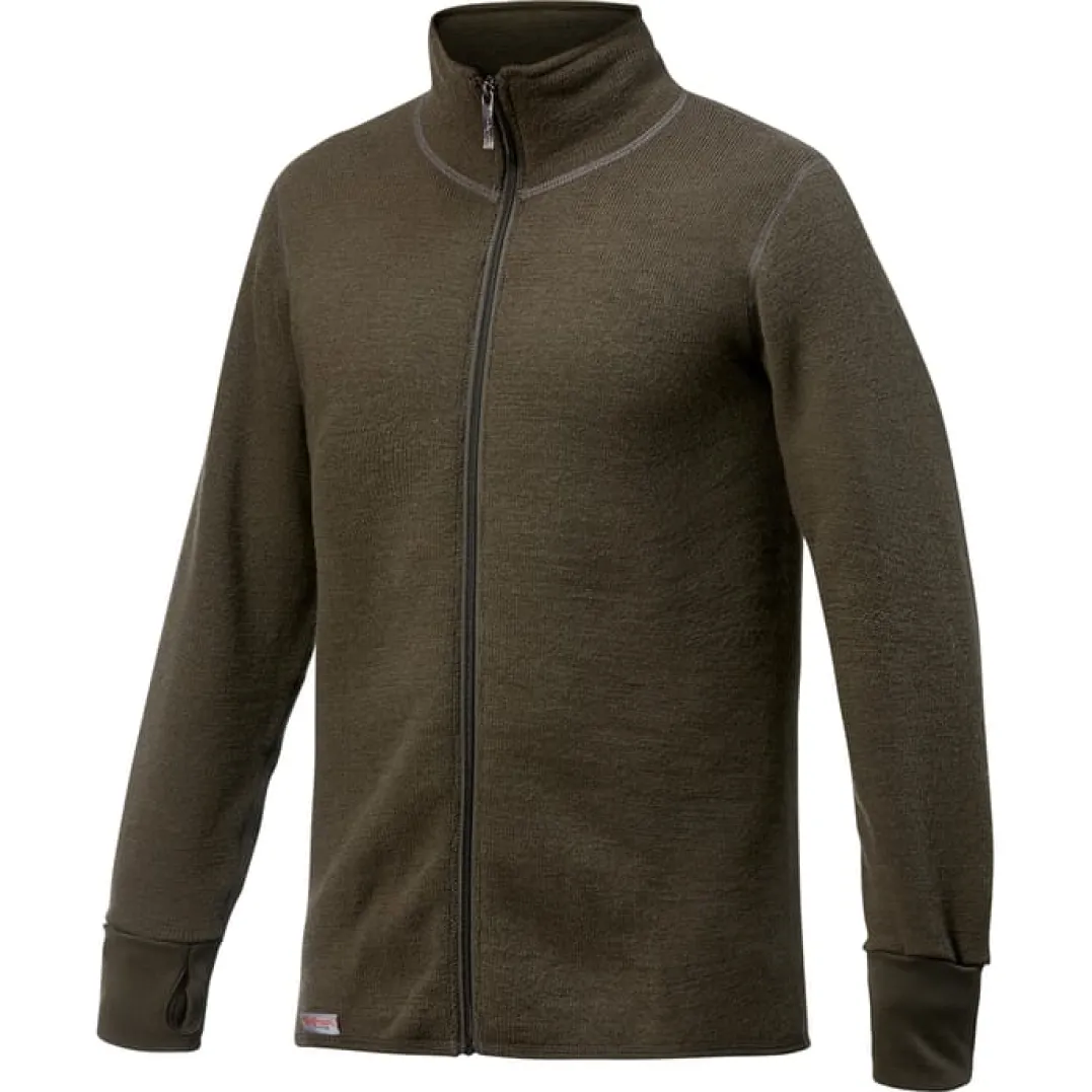 Woolpower Full Zip Jacket 600 Pine Green