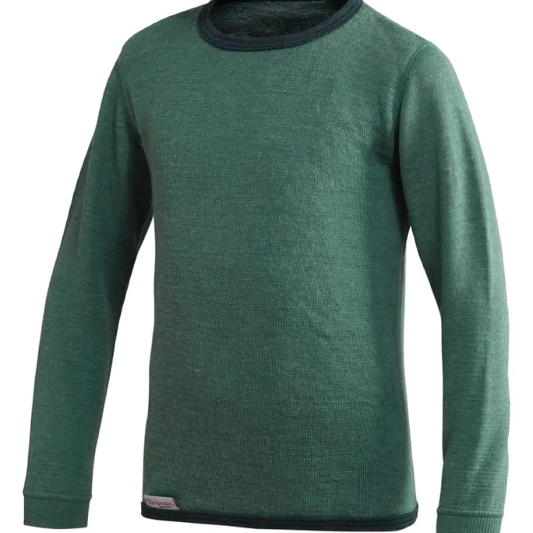 Woolpower Kids' Crewneck 200 Lake Green