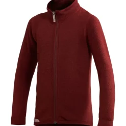Woolpower Kids' Full Zip Jacket 400 Rust Red