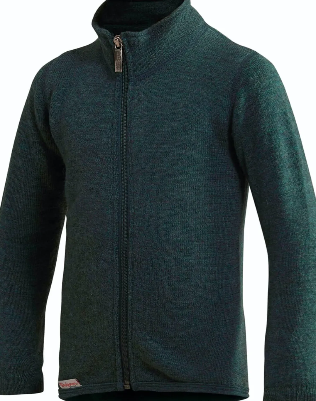 Woolpower Kids' Full Zip Jacket 400 Forest Green