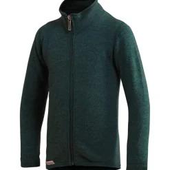 Woolpower Kids' Full Zip Jacket 400 Forest Green