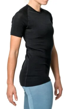 Woolpower Unisex Tee LITE Black