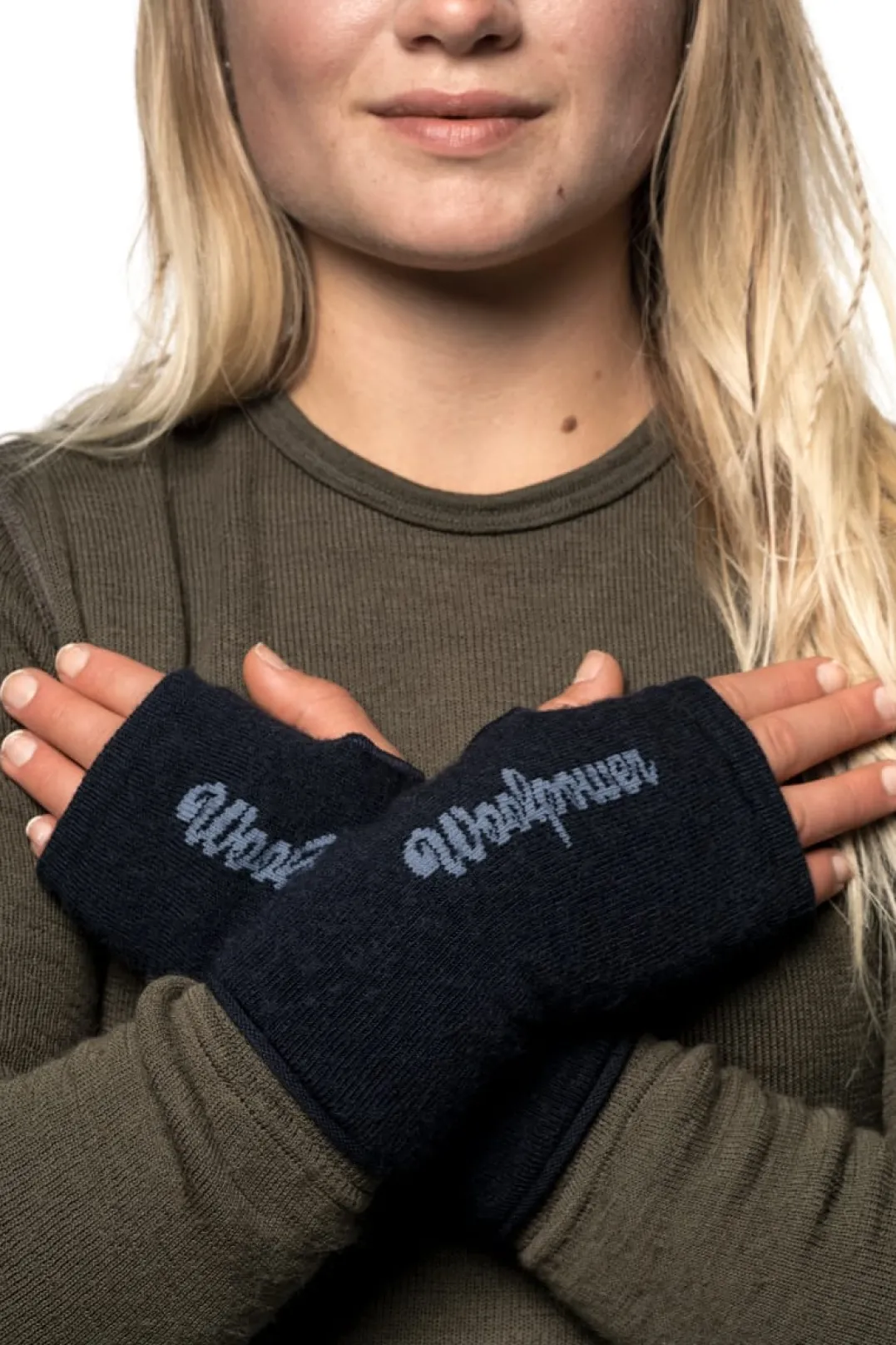 Woolpower Wrist Gaiter 200 Dark Navy/Nordic Blue