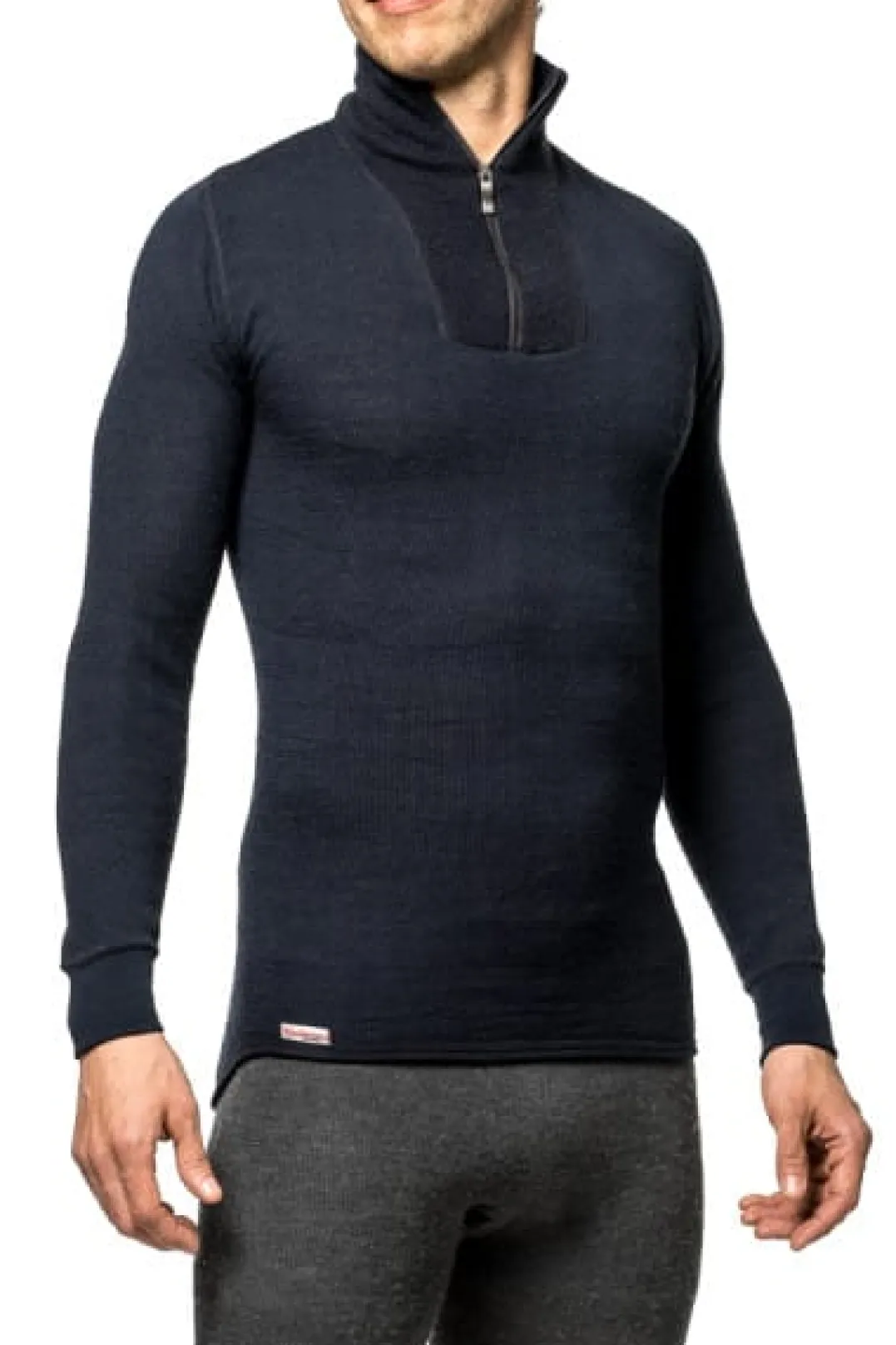 Woolpower Zip Turtleneck 200 Black