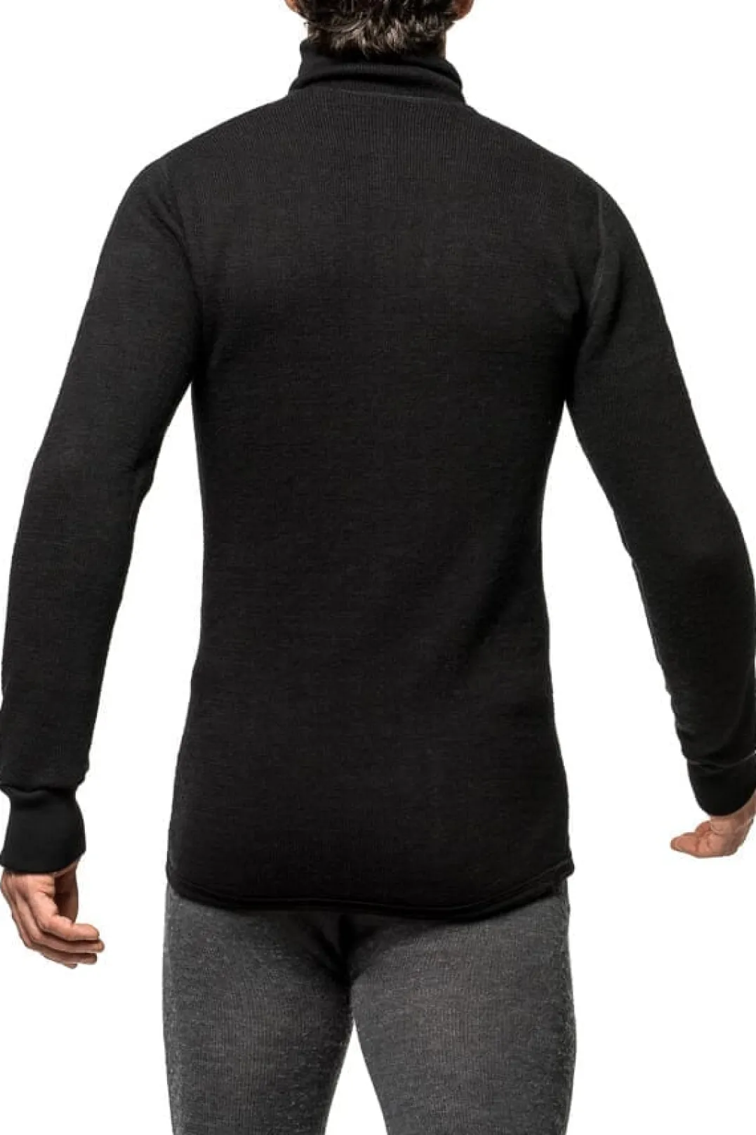 Woolpower Zip Turtleneck 400 Black