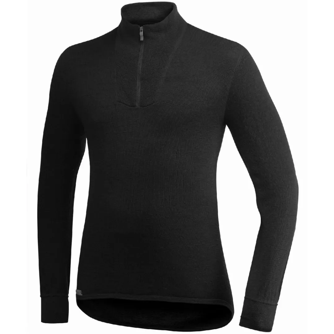 Woolpower Zip Turtleneck 400 Black