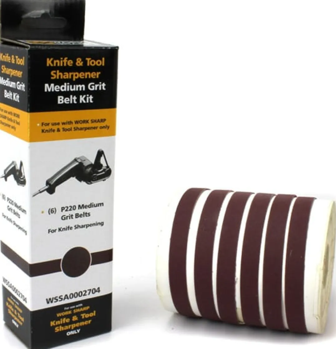 Work Sharp WSKTS slipebånd keramikkoksid (220) 6pk
