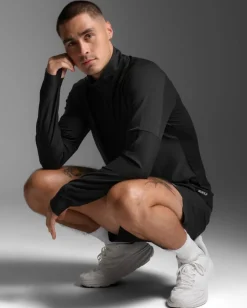 2XU Aero 1/2 Zip Black/silver Reflective