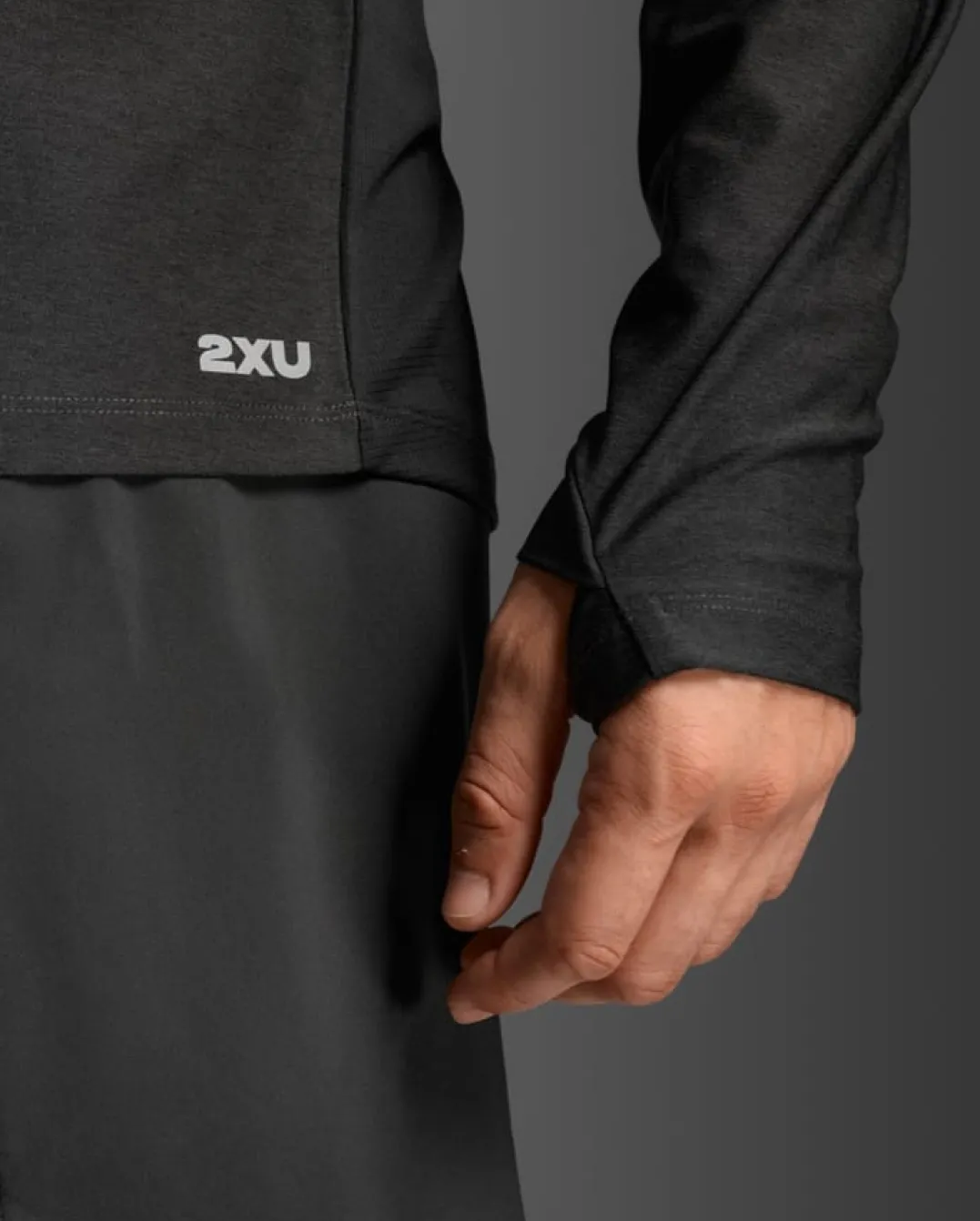 2XU Aero 1/2 Zip Black/silver Reflective