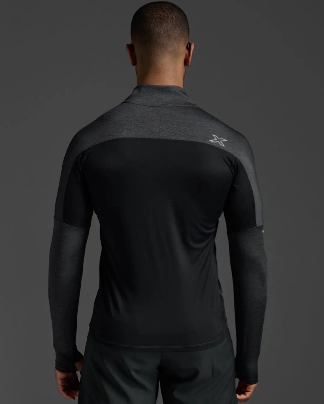 2XU Aero 1/2 Zip Black/silver Reflective